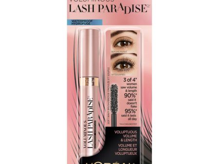 L OREAL - Voluminous Lash Paradise Washable Mascara, Blackest Black - 0.25 fl. oz. (7.6 ml) Supply