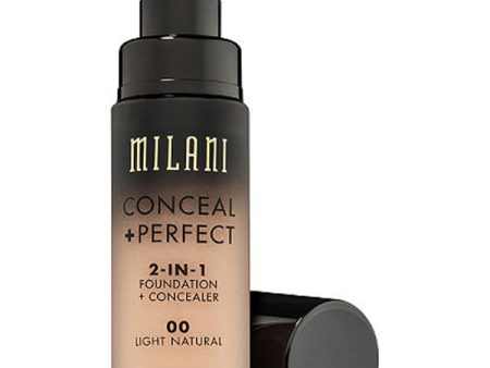 MILANI - Conceal + Perfect 2-in-1 Foundation Concealer, Light Natural - 1 fl. oz. (30 ml) Online Hot Sale