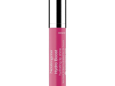 NEUTROGENA - Hydro Boost Hydrating Lip Shine, Raspberry - 0.1 oz. (2.8 g) For Sale