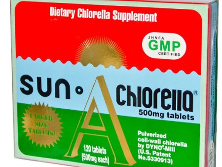 SUN CLORELLA - Dietary Chlorella Supplemen A 500 mg  - 120 Tablets Online now