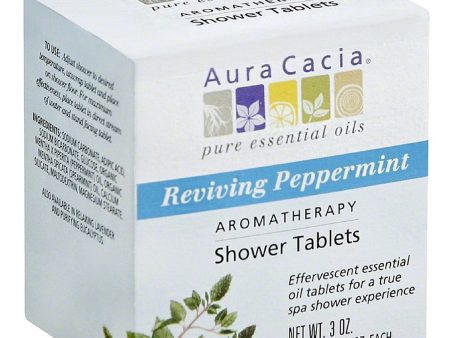 AURA CACIA - Reviving Peppermint Shower Tablets - 3 x 1 oz. Tablets Discount