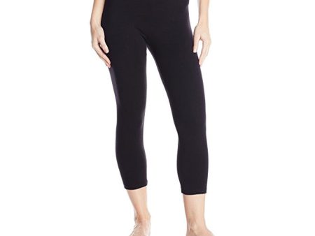 NO NONSENSE - Women s Cotton Capri Legging Black Medium - 1 Pair Discount