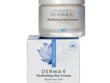 DERMA E - Hydrating Day Creme with Hyaluronic Acid - 2 oz. (56 g) Supply