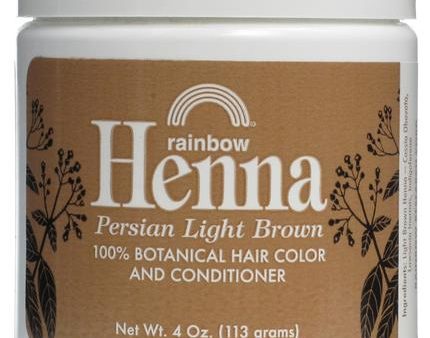 RAINBOW RESEARCH - Light Brown Henna - 4 oz Online now