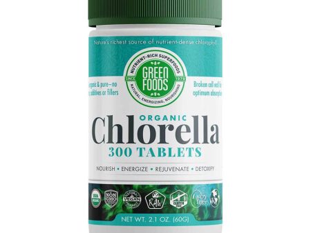 GREEN FOODS - Organic Chlorella 200 mg - 300 Tablets Cheap