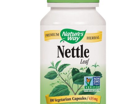 NATURES WAY - Nettle Herb 435 mg - 100 Vegetarian Capsules For Cheap