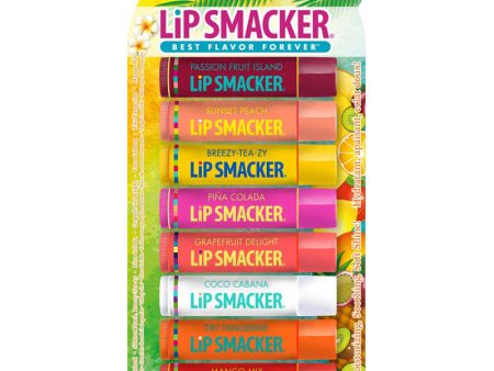 LIP SMACKER - Tropical Flavors Lip Balm Party Pack - 8 Pieces (1.12 oz. 32 g) Sale