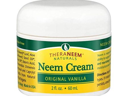 THERANEEM NATURALS - Neem Cream Original Vanilla - 2 fl oz (60 ml) on Sale