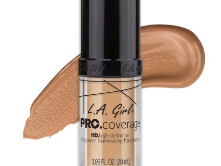 L.A. GIRL - Pro Coverage Illuminating Foundation Natural - 0.95 fl. oz. (28 ml) Fashion