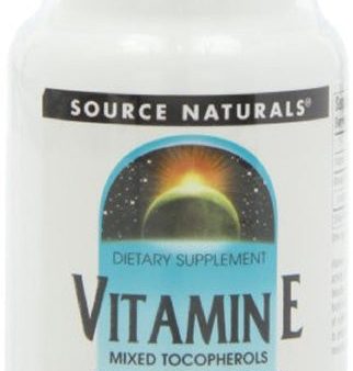 SOURCE NATURALS - Vitamin E 400 IU Mixed Tocopherols - 50 Softgels Supply