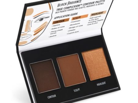 BLACK RADIANCE - True Complexion Contour Palette Dark to Deep - 0.38 oz. (11 g) Online Sale