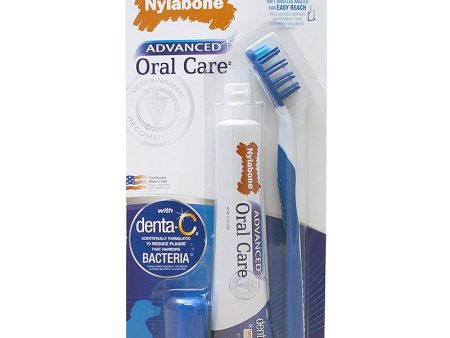 ADVANCED ORAL CARE - Complete Original Dog Dental Kit - 3-Piece Kit Hot on Sale