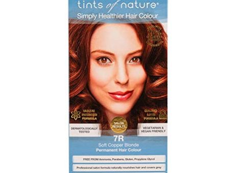 TINTS OF NATURE - 7R Soft Copper Blonde Permanent Hair Dye- 4.4 fl oz (130 ml) Supply