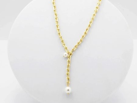 DANGLE PEARL NECKLACE Online Sale