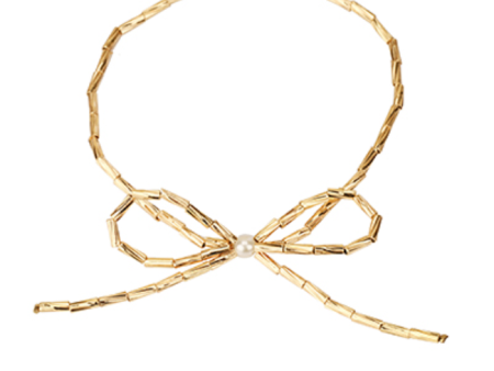 GOLD STRETCHY BOW BRACELET Supply