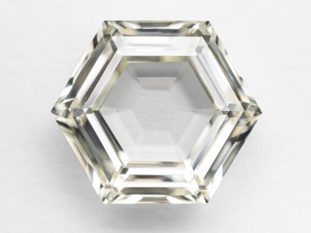 3.15ct 10.56x9.17x3.79mm GIA M VVS2 Hexagon Step Cut 23430-01 For Sale