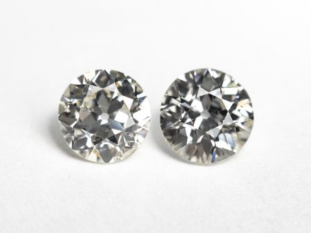 1.25cttw 2pc 5.44x5.29x3.28mm 5.66x5.48x3.16mm SI2-SI3 I-L Antique Old European Cut Matching Pair 24421-01 Sale