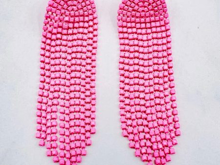 NEON PINK JELLY EARRING For Discount