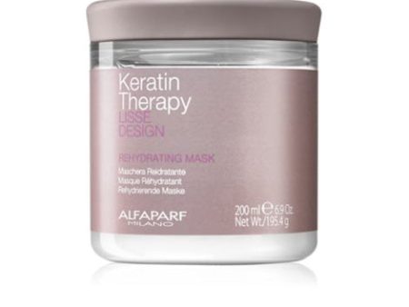 Alfaparflisse Design Keratin Therapy Rehydrating Mask Hair Care 200Ml Supply