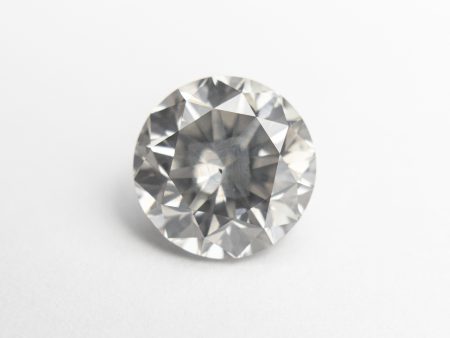 2.05ct 7.57x7.63x5.27mm GIA Fancy Light Grey Round Brilliant 18988-01 Discount