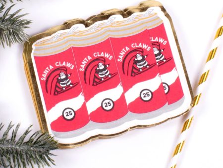 SANTA CLAWS SELTZER NAPKINS Online