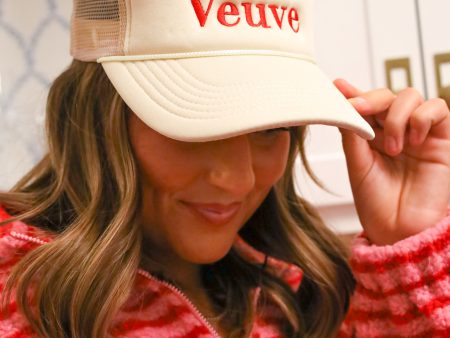 A VERY VEUVE CHRISTMAS FOAM TRUCKER HAT For Cheap