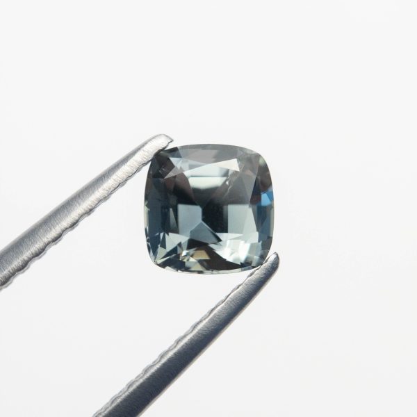 0.86ct 5.15x5.12x3.60mm Cushion Brilliant Sapphire 23045-01 For Sale