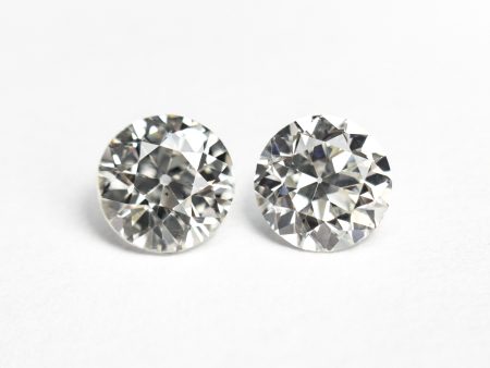 0.99cttw 2pc 5.10x5.03x3.02mm 5.03x4.98x3.09mm SI H I Old European Cut Matching Pair 24439-02 Hot on Sale