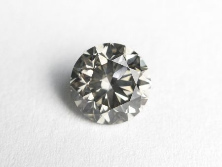 1.00ct 6.11x6.08x4.04mm SI1+ Fancy Grey Round Brilliant 24269-01 For Discount