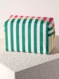 STRIPED ZIPPER POUCH Online