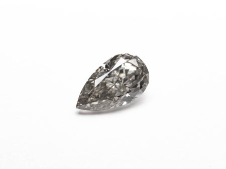 0.34ct 6.93x3.44x2.32mm Fancy Grey Pear Brilliant 19923-54 Discount