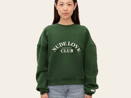 NUDE LOVE CLUB CREWNECK – FOREST GREEN Supply