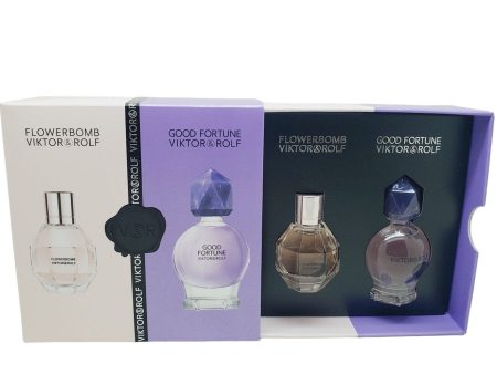 Viktor & Rolf Flowerbomb & Good Fortune Eau De Parfum Travel Set Supply