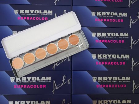 Kryolan Supracolor Palette 1 W - 6 W Online Sale