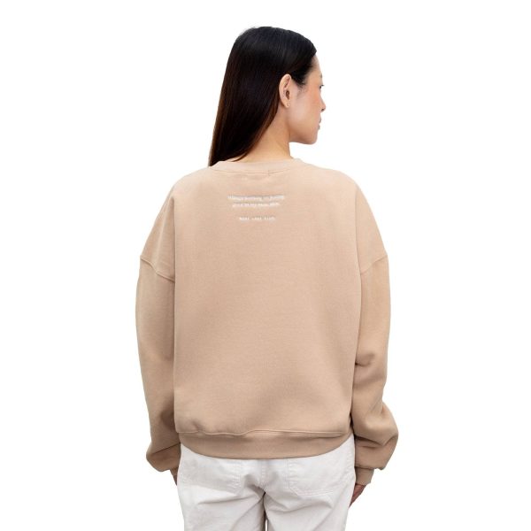 NUDE LOVE CLUB EMBLEM CREWNECK – TAN Discount