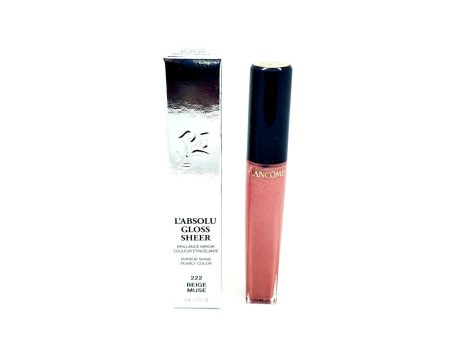 Lancome L Absolu Gloss Sheer 222 Beige Muse on Sale