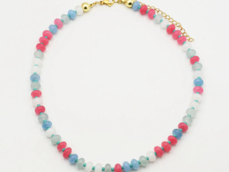 CORAL GEMSTONE NECKLACE Online Hot Sale