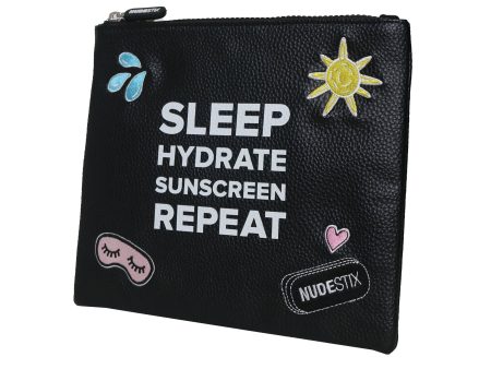 BLACK POUCH - SLEEP HYDRATE SUNSCREEN REPEAT Discount