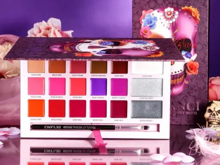 DE LANCI 18 Colors La Catrina Lipstick Palette Online