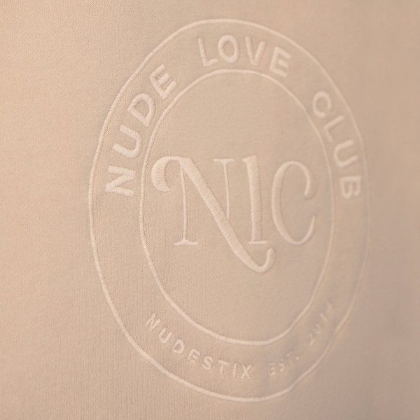 NUDE LOVE CLUB EMBLEM CREWNECK – TAN Discount